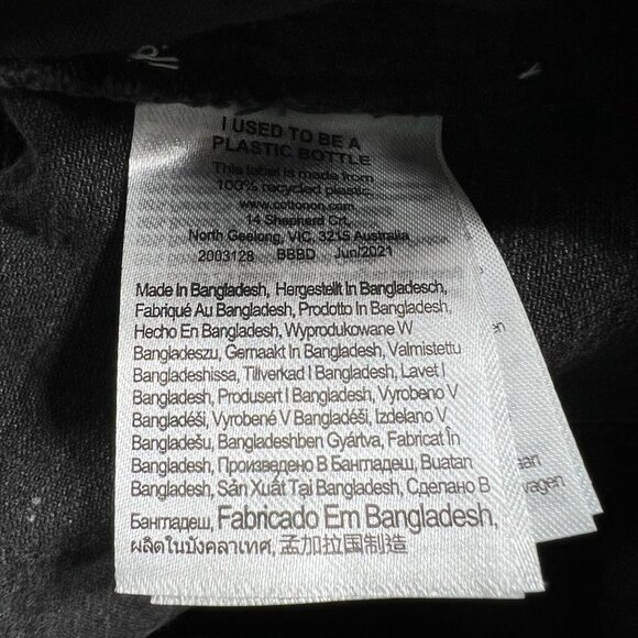 Cotton On Mom Jeans Womens Size 10 Black Denim Stretch Pockets Distressed  New - Picture 5 of 10